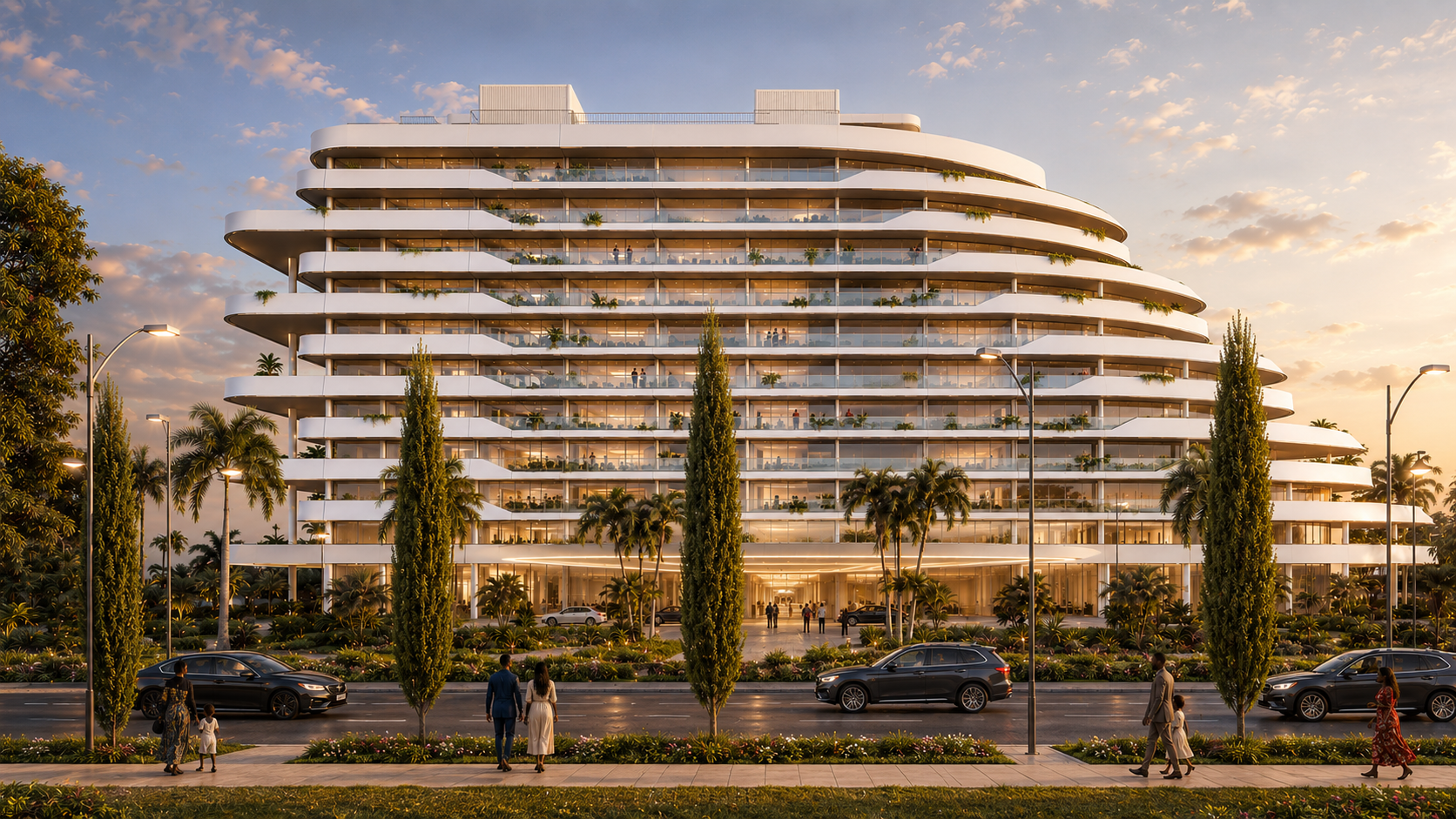 ONE MAITAMA architectural elevation drawing